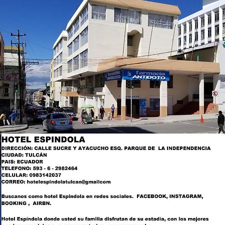 Hotel Espindola Tulcán 外观 照片